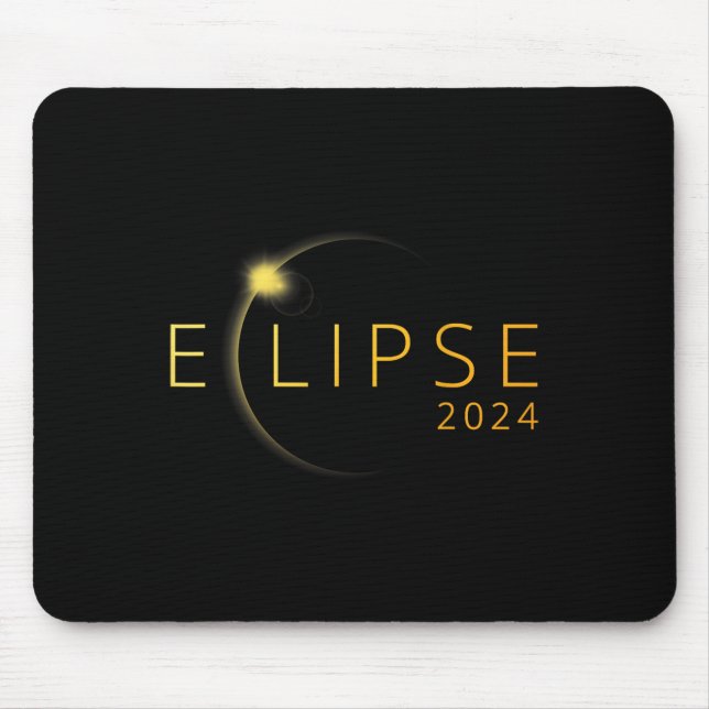 Mousepad Eclipse Solar 2024 Eclipse Solar Total 4.08.24 3 (Frente)