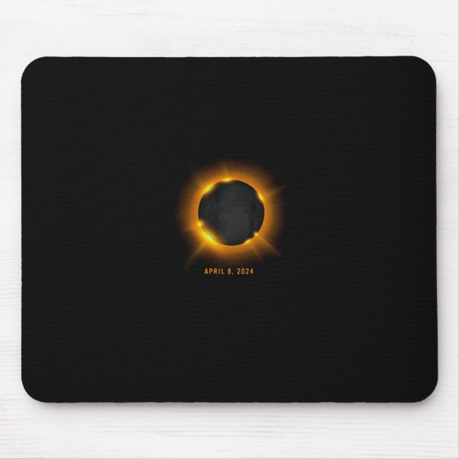 Mousepad Eclipse Solar 2024 Longa Folha (Frente)