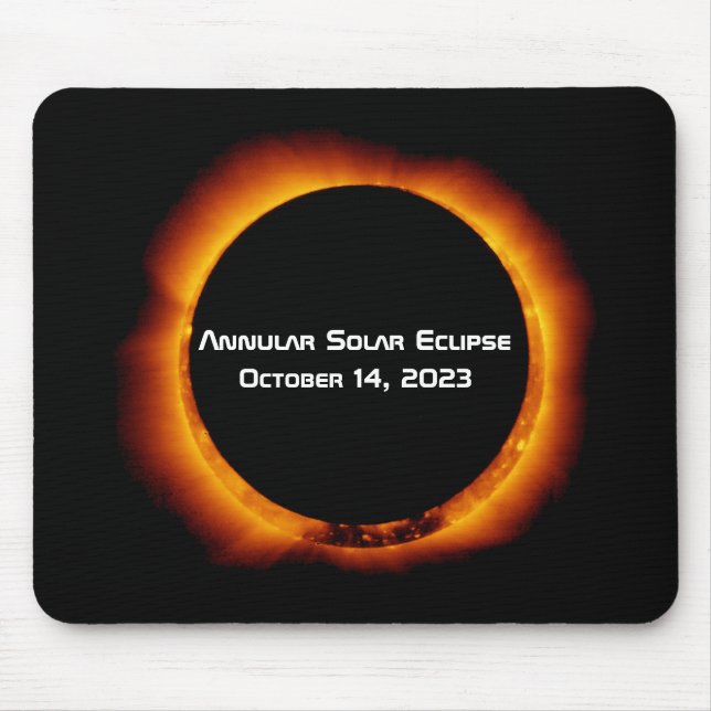 Mousepad Eclipse Solar Anular 2023 (Frente)