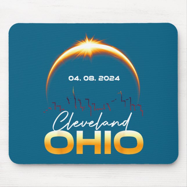 Mousepad Eclipse Solar Cleveland Ohio Total (Frente)