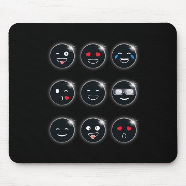 Mousepad Eclipse Solar Total 04.08.2024 Bobo Faces Boy (Frente)