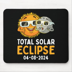 Mousepad Eclipse Solar Total 2024 Óculos Diversão Sun Moon