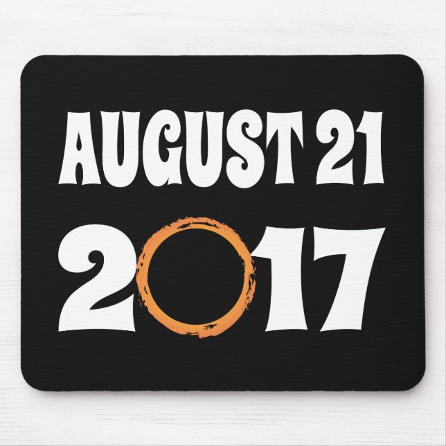 Mousepad Eclipse Solar Total agosto 21 2017 (Frente)
