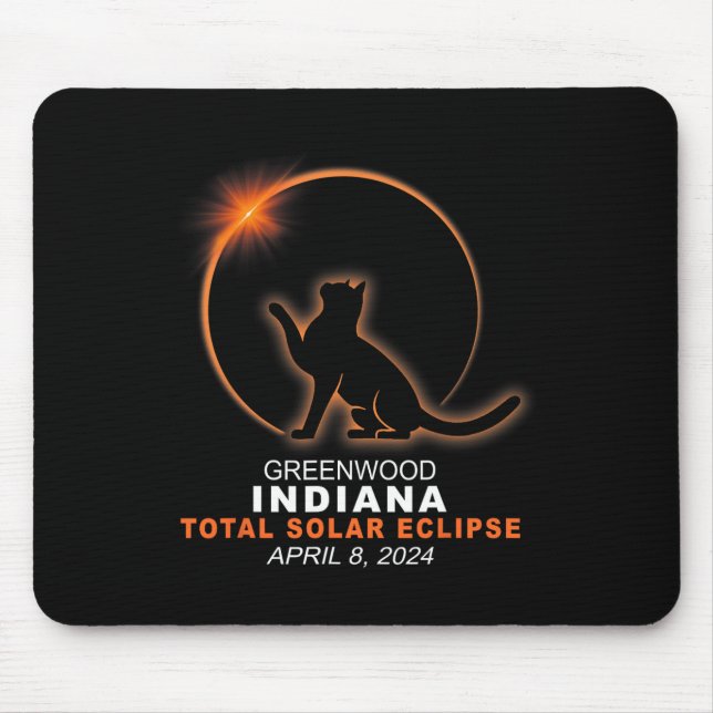 Mousepad Eclipse Solar Total de Indiana 2024 1 (Frente)