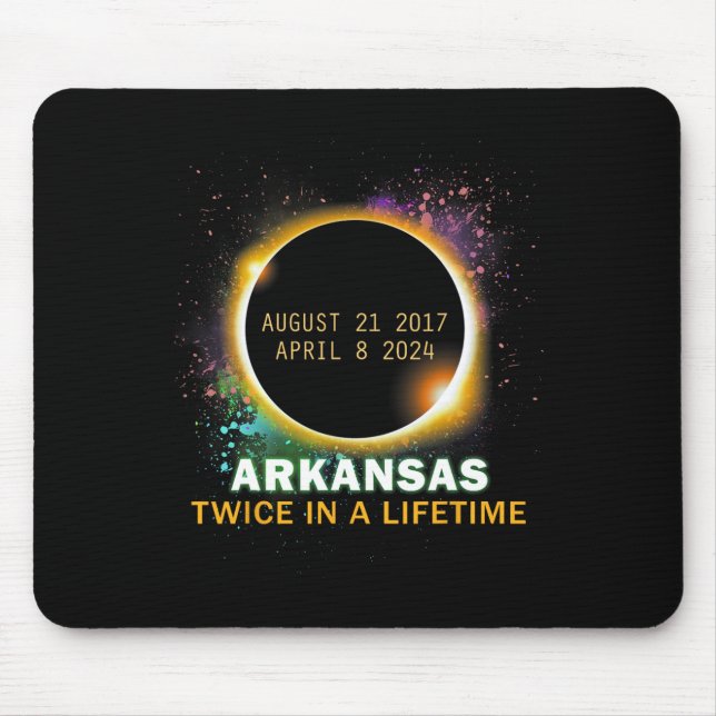Mousepad Eclipse Solar Total Duas Vezes Na Vida 2024 (Frente)
