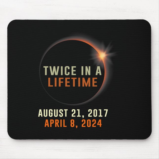 Mousepad Eclipse Solar Total Duas Vezes Num Solar De Vida 2 (Frente)