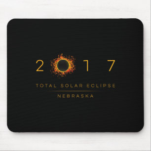 Mousepad Eclipse Solar Total Nebraska 2017