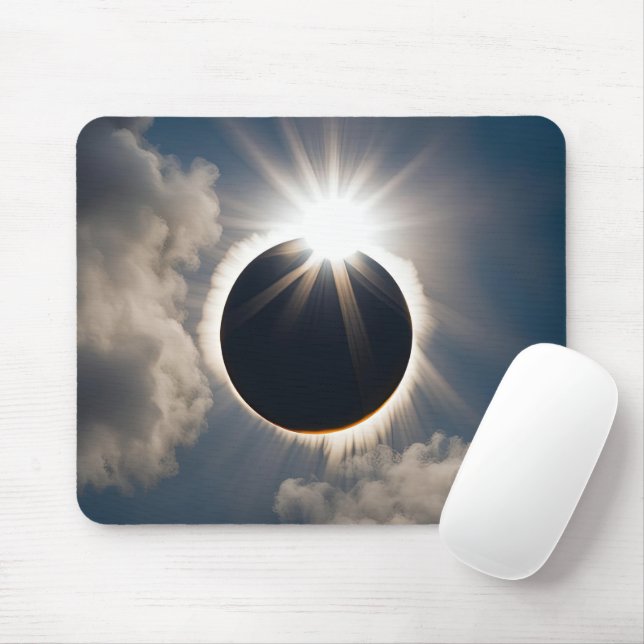 Mousepad Eclipse Total do Sol (Com mouse)
