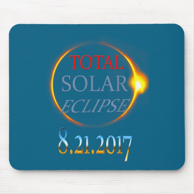 Mousepad Eclipse Total do Sol 2017 (Frente)