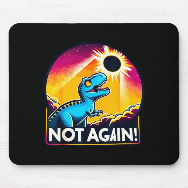 Mousepad Eclipse Total do Sol Fofo de Novo (Frente)