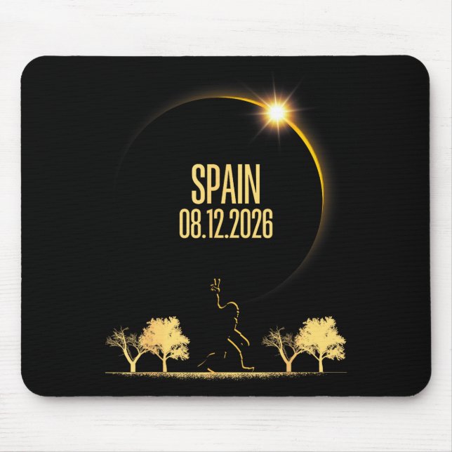 Mousepad Eclipse Total do Sol Pé Grande 08 (Frente)