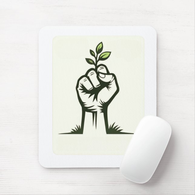 Mousepad Eco Design | Inspirado na Natureza (Com mouse)