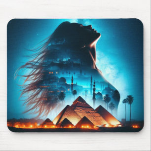 Mousepad Ecos místicos do Fotomontagem do Antigo Egito
