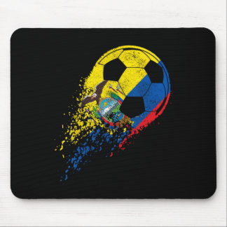 Mousepad Ecuador Ecuadorian Flag Footll Player 
