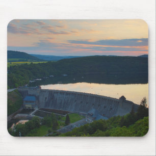 Mousepad Edersee Staumauer Sonnenuntergang