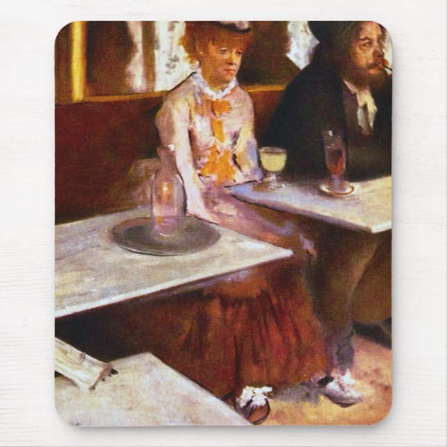 Mousepad Edgar Degas - bebedores do absinto (Frente)