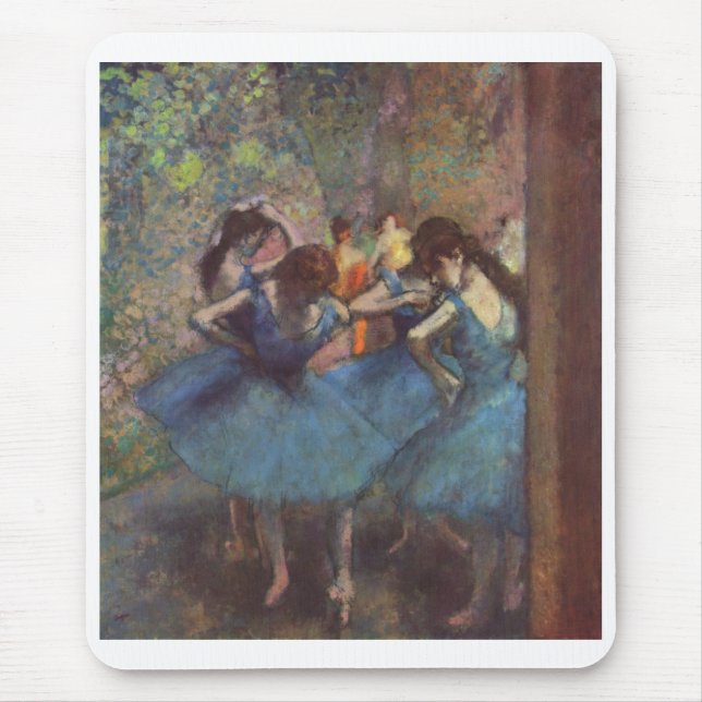 Mousepad Edgar Degas - canvas 1890 do óleo das meninas do (Frente)