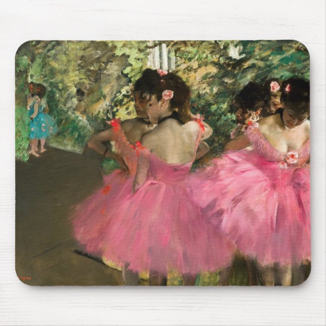 Mousepad Edgar Degas - Dançarinos a rosa (Frente)