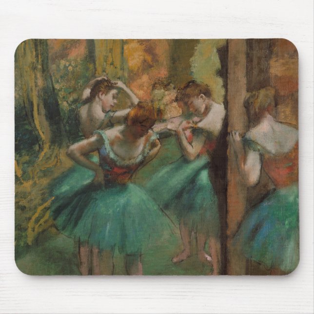 Mousepad Edgar Degas Dancers Pink e Green (Frente)