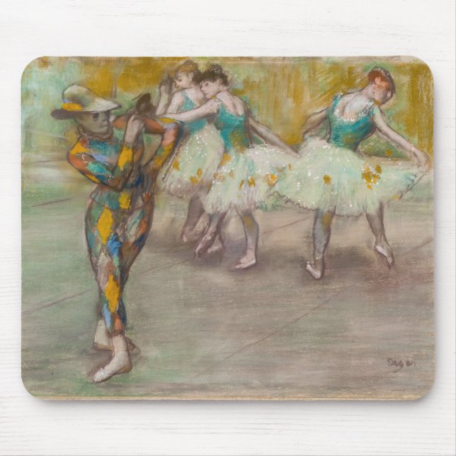 Mousepad Edgar Degas - Harlequin Dance (Frente)