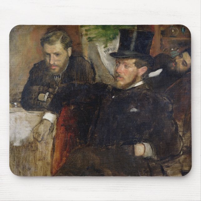 Mousepad Edgar Degas | Jeantaud, Linet e Laine, 1871 (Frente)