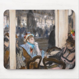 Mousepad Edgar Degas - Mulheres num Café Terrace à Noite