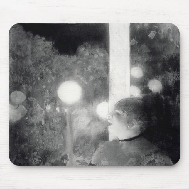 Mousepad Edgar Degas | o concerto do café (Frente)