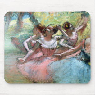 Mousepad Edgar Degas quatro bailarinas no palco