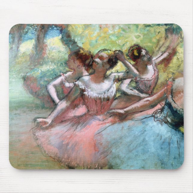 Mousepad Edgar Degas | quatro bailarinas no palco (Frente)