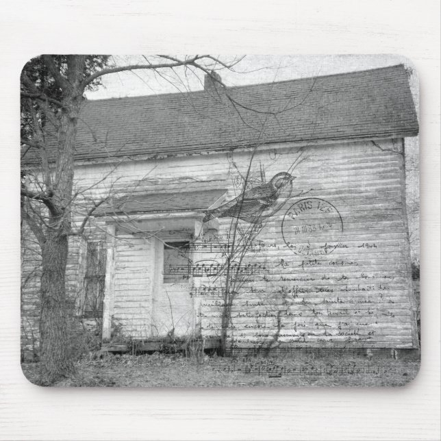 Mousepad Edição Abandonada de Música House Bird (Frente)