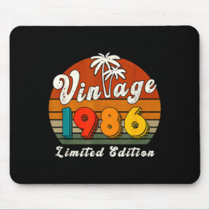 Mousepad Edição Limitada de 1986 Aniversário de 40 Anos Par