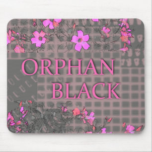Mousepad Edição órfão floral de Preto-Alison