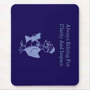 Mousepad Edição Para Clareza E Impacto Design do Escritor