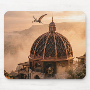 Mousepad Edifício Abobadado Lamella Em Cena de Fantasia