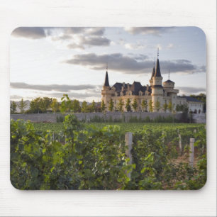 Mousepad Edifício da vinícola visto da vinha em