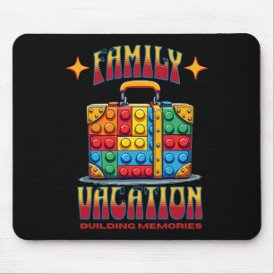 Mousepad Edifício das férias da família Bricks Memórias