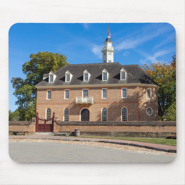 Mousepad Edifício de capitais em Colonial Williamsburg (Frente)