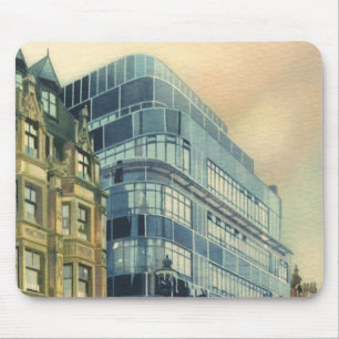 Mousepad Edifício Vintage Daily Express na Fleet Street
