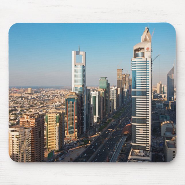 Mousepad Edifícios ao longo da Sheikh Zayed Road, Dubai (Frente)