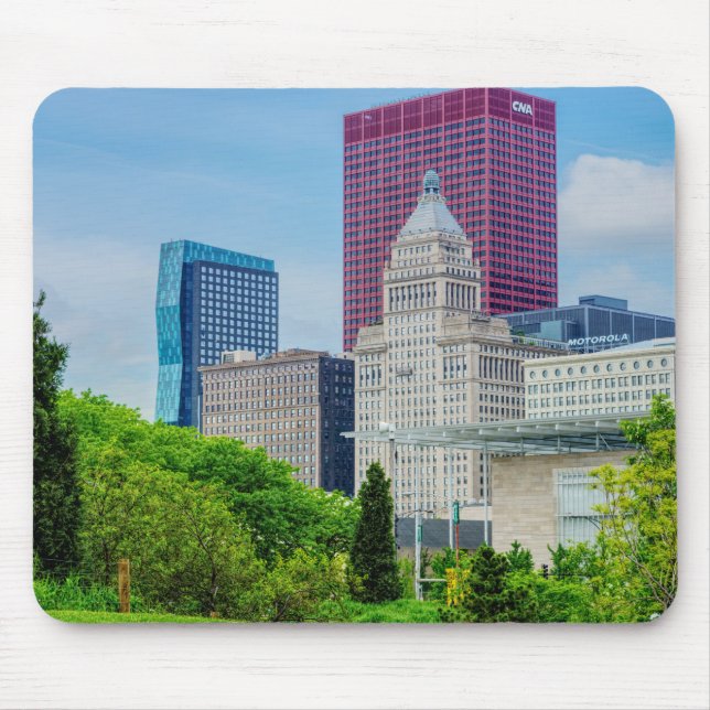 Mousepad Edifícios Em Chicago (Frente)