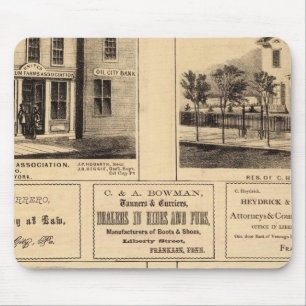 Mousepad Edifícios, Petróleo, Franklin, Fazenda Tarr