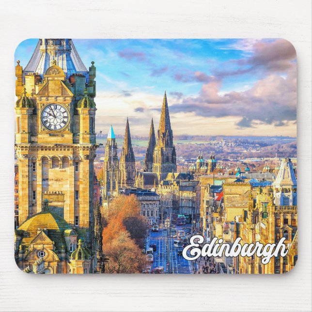Mousepad Edimburgo, Escócia, Reino Unido (Frente)