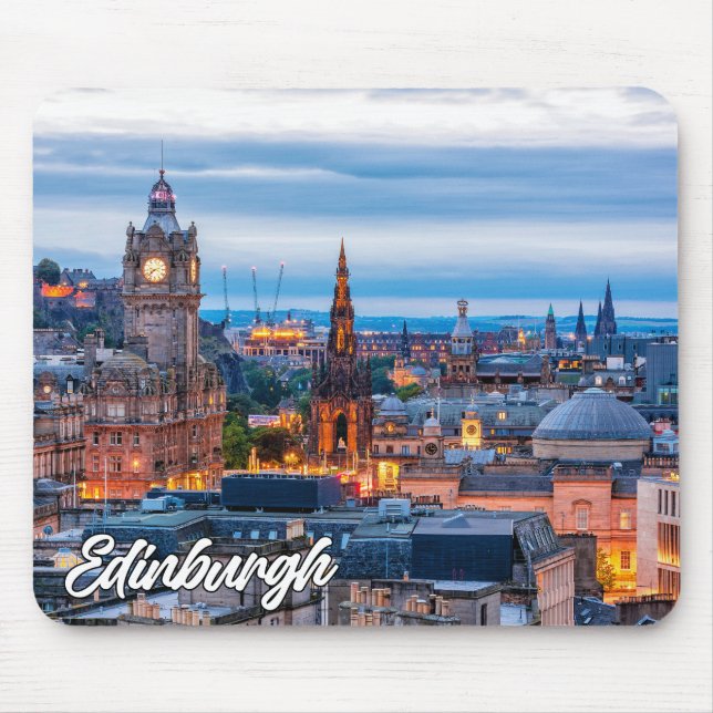 Mousepad Edimburgo, Escócia, Reino Unido (Frente)