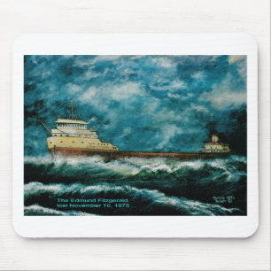 Mousepad Edmund Fitsgerald 1996 com texto