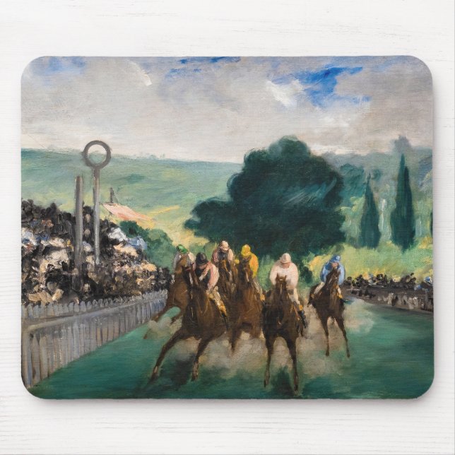 Mousepad Edouard Manet - As Raças em Longchamp (Frente)
