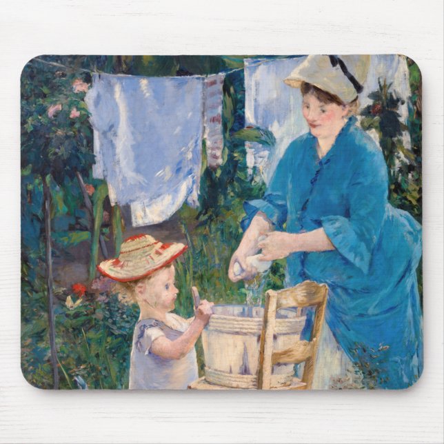 Mousepad Edouard Manet - Roupa suja (Frente)