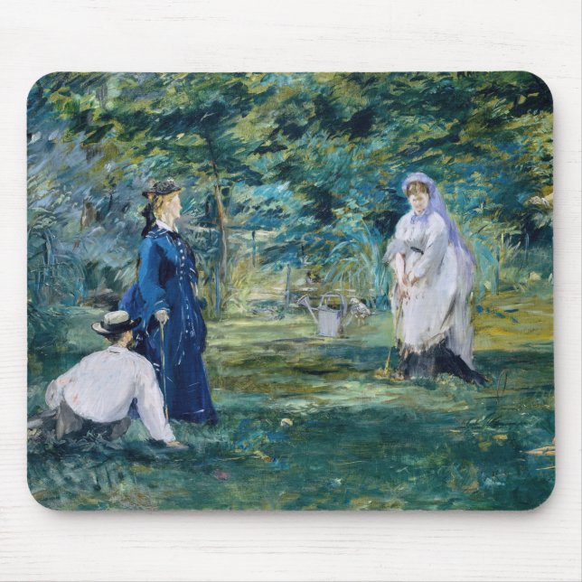 Mousepad Edouard Manet - Um Jogo de Croquet (Frente)