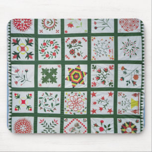 Mousepad Edredão com flores da estação, 1844 do álbum