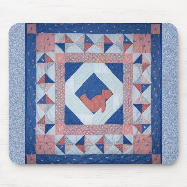 Mousepad Edredão sonolento do urso (Frente)