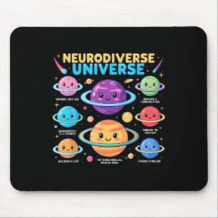 Mousepad Edu Especial do Universo de Sensibilização para o